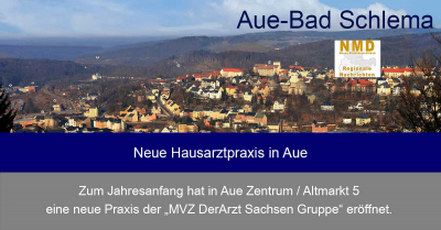 Aue-Bad Schlema - Neue Hausarztpraxis in Aue