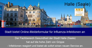 Halle (Saale) – Stadt bietet Online-Meldeformular für Influenza-Infektionen an