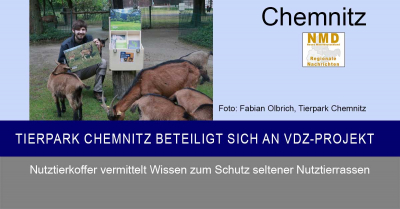 Tierpark Chemnitz - Tierpark Chemnitz beteiligt sich an VdZ-Projekt