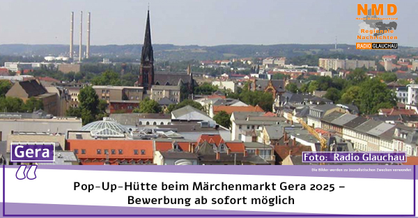 Gera - Pop-Up-Hütte beim Märchenmarkt Gera 2025 – Bewerbung ab sofort möglich