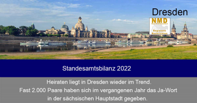 Dresden - Standesamtsbilanz 2022