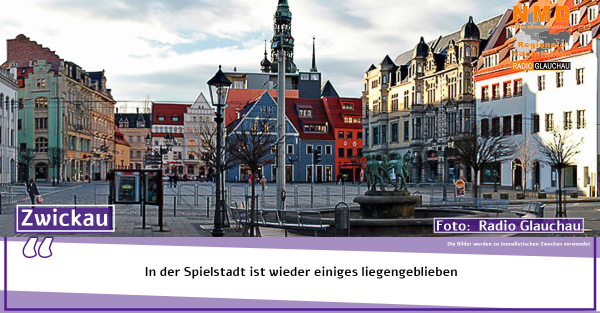 Zwickau -  In der Spielstadt ist wieder einiges liegengeblieben