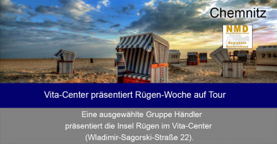 Vita-Center in Chemnitz präsentiert Rügen-Woche auf Tour
